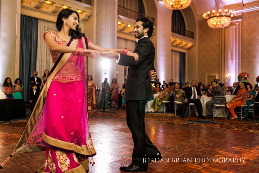 First dance at Marriott Downtown Philadelphia wedding.