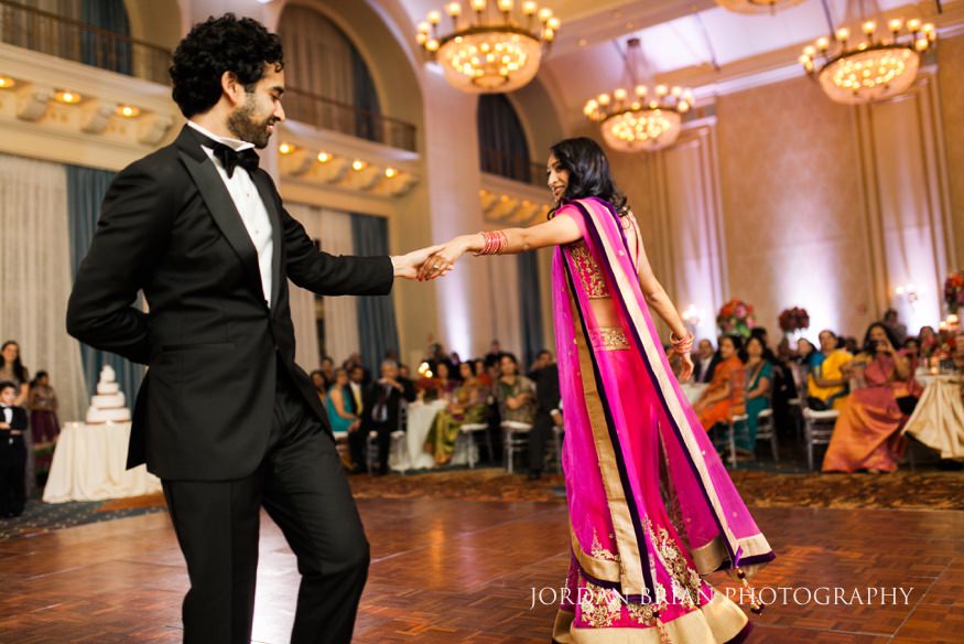 First dance at Marriott Downtown Philadelphia wedding.