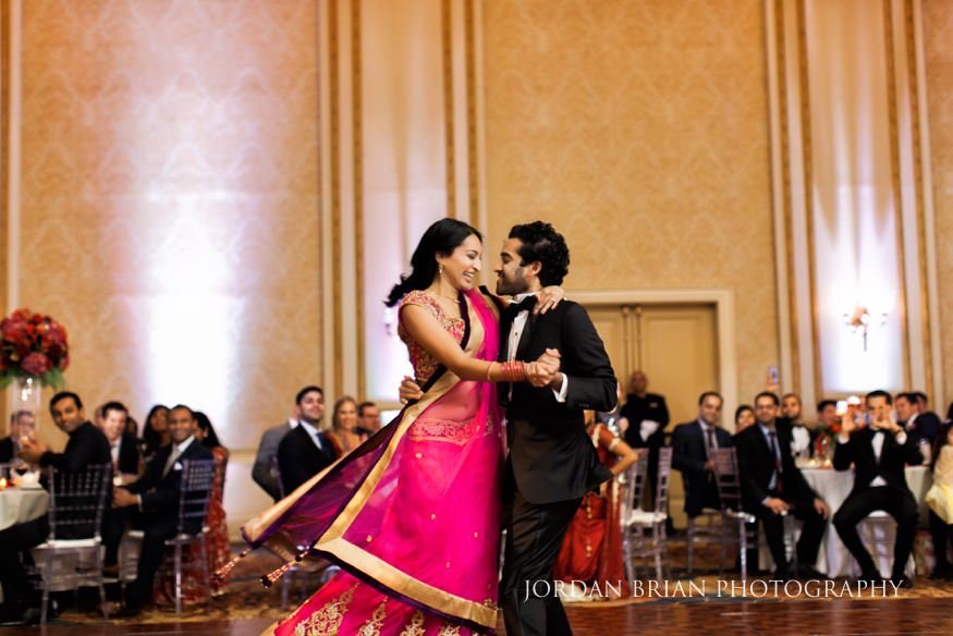 First dance at Marriott Downtown Philadelphia wedding.