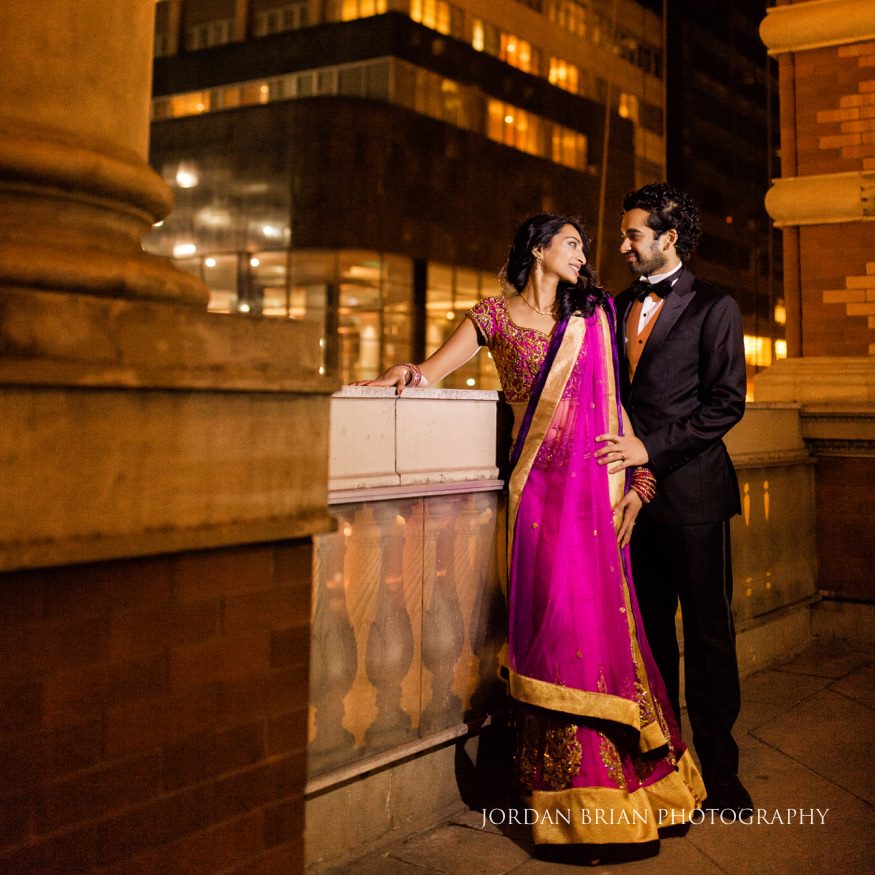 Wedding reception at Marriott Downtown Philadelphia.