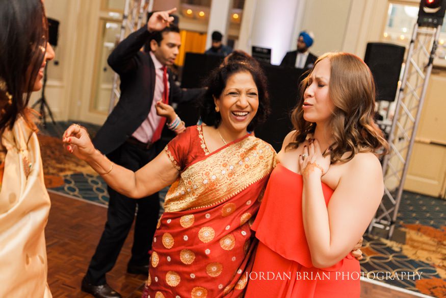 Wedding reception at Marriott Downtown Philadelphia.