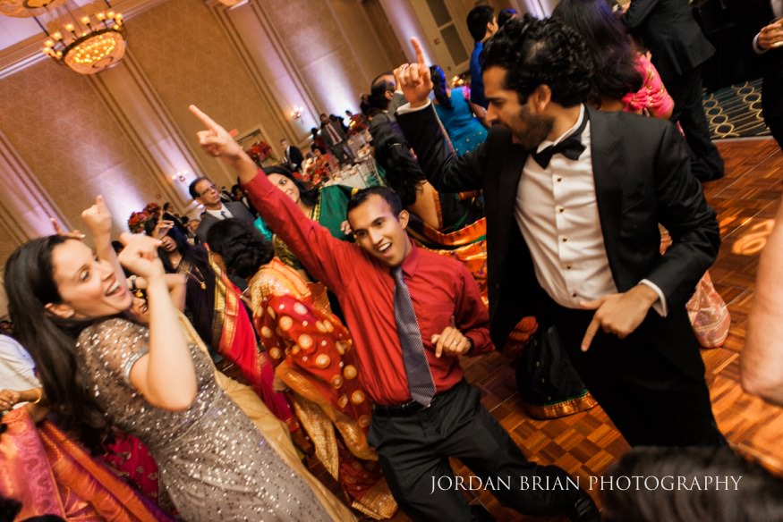 Wedding reception at Marriott Downtown Philadelphia.