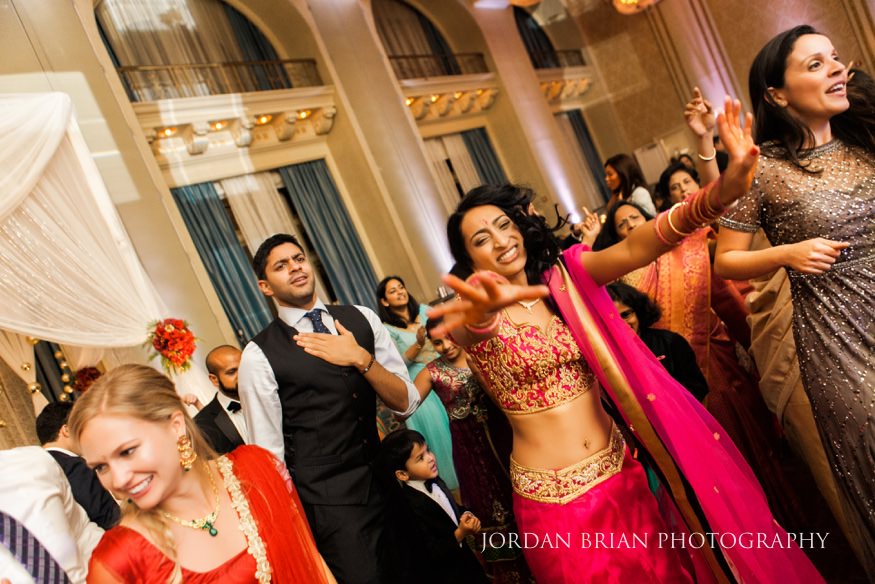 Wedding reception at Marriott Downtown Philadelphia.
