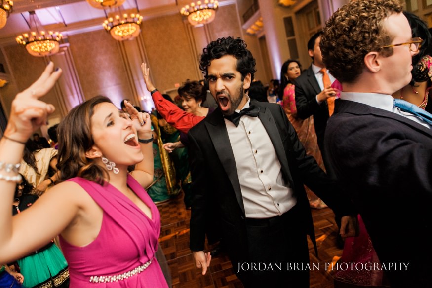 Wedding reception at Downtown Marriott Philadelphia.