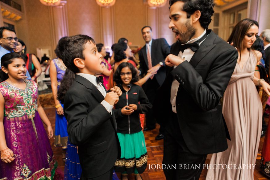 Wedding reception at Downtown Marriott Philadelphia.