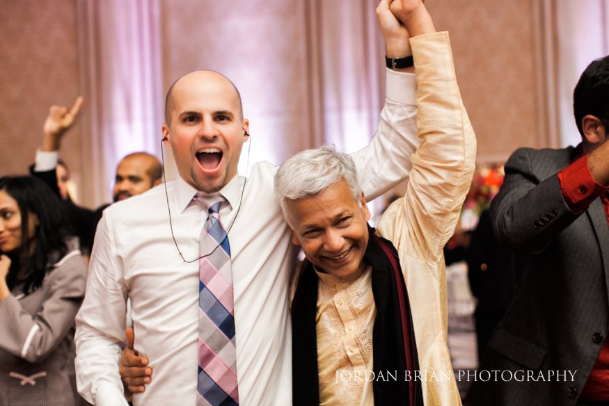 Wedding reception at Downtown Marriott Philadelphia.