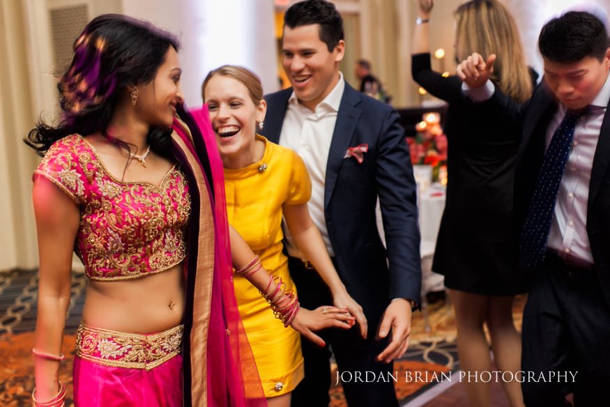 Wedding reception at Downtown Marriott Philadelphia.