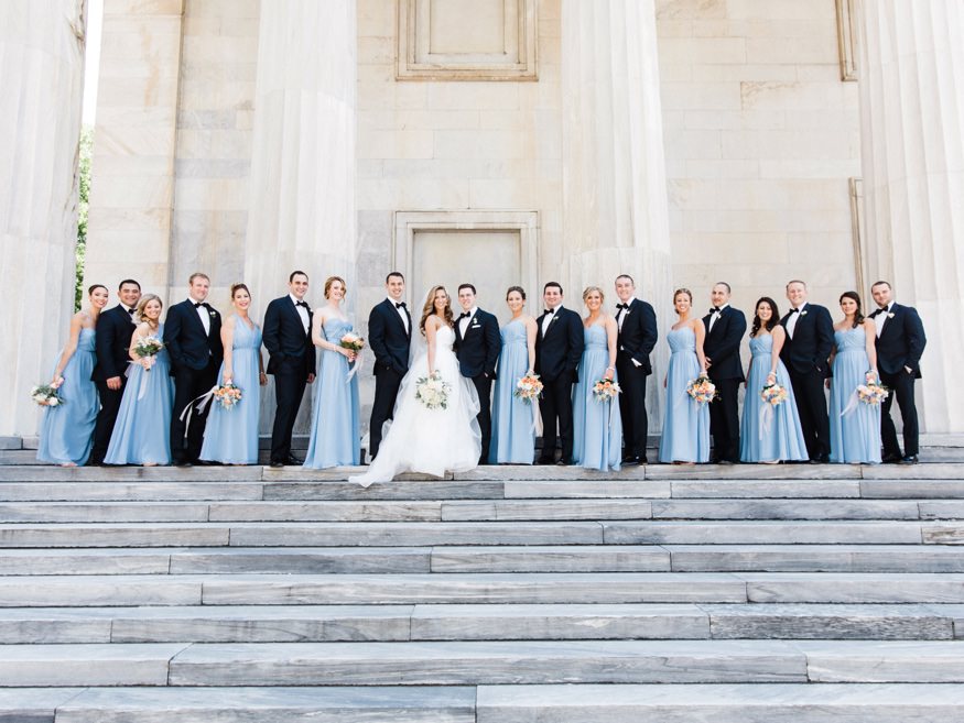 Bridal portraits in Old City Philadelphia before Crystal Tea Room wedding.