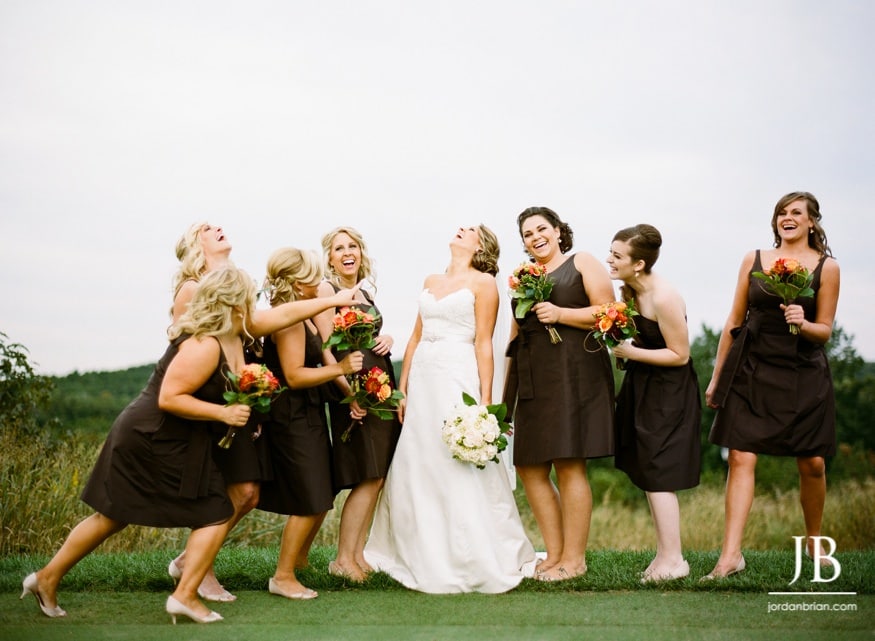 Bride La Bella Moda wedding dress at Trump National