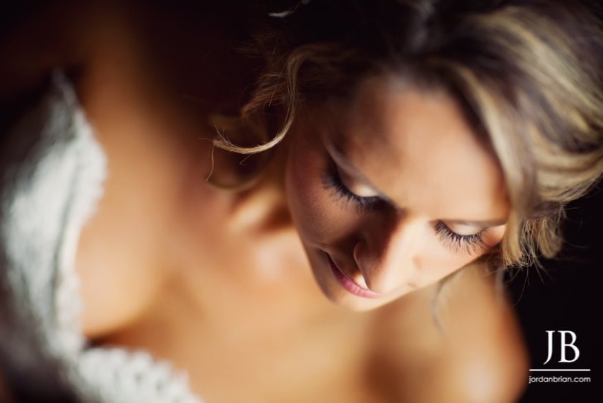 Bride and groom portrait on the Trump National fairway