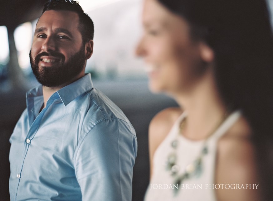 philadelphia engagement session portrait of groom