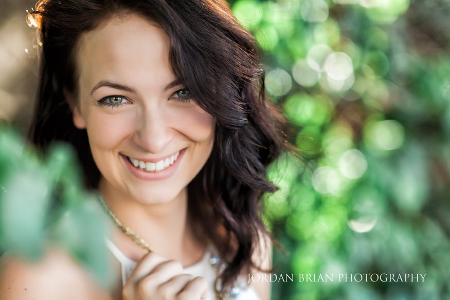 portrait of bride at philadelphia engagements