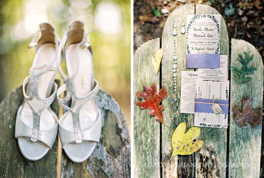 Wedding shoes and Creationary Shop invitations Old Mill Rose Valley