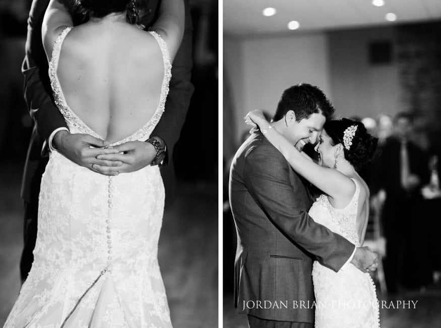 First dance bride and groom Old Mill at Rose Valley
