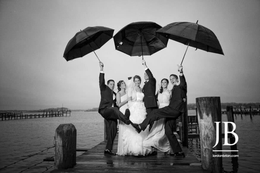 Stasia and Evan portraits at Clark's Landing Point Pleasant Beach, winter wedding