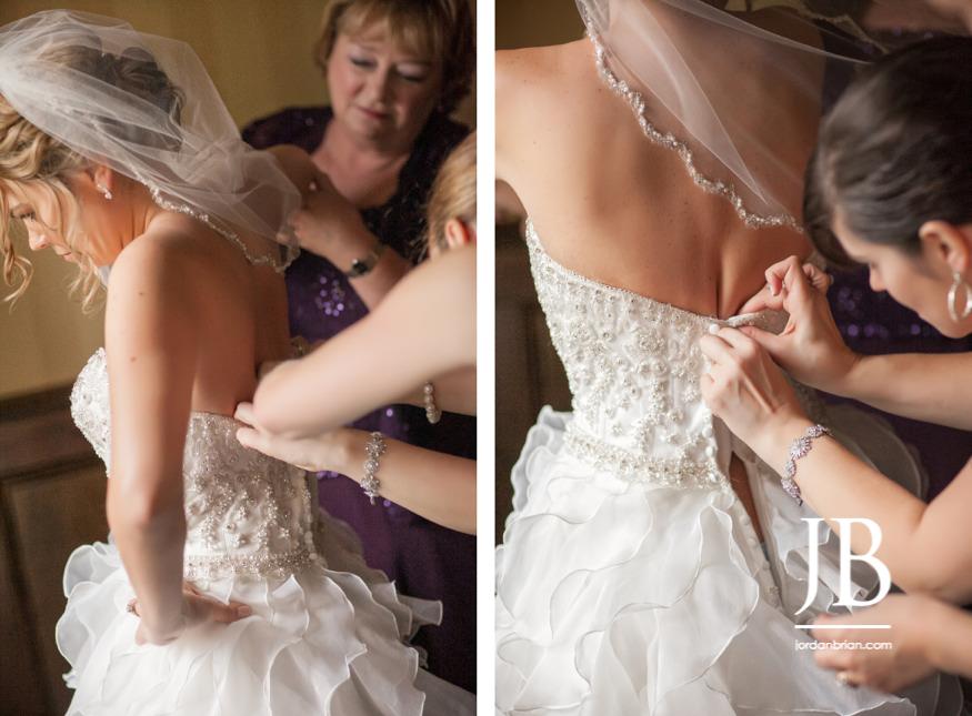 Skytop Lodge bridal preparations with window light, Pennsylvania fall wedding