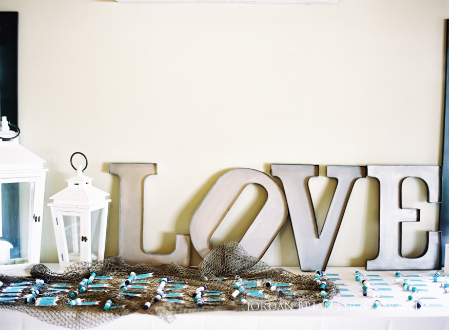 wedding details at lake house inn