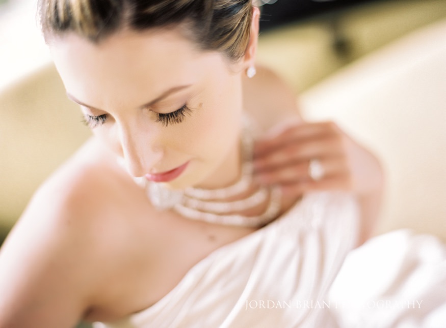 bride portrait at lake house inn wedding 