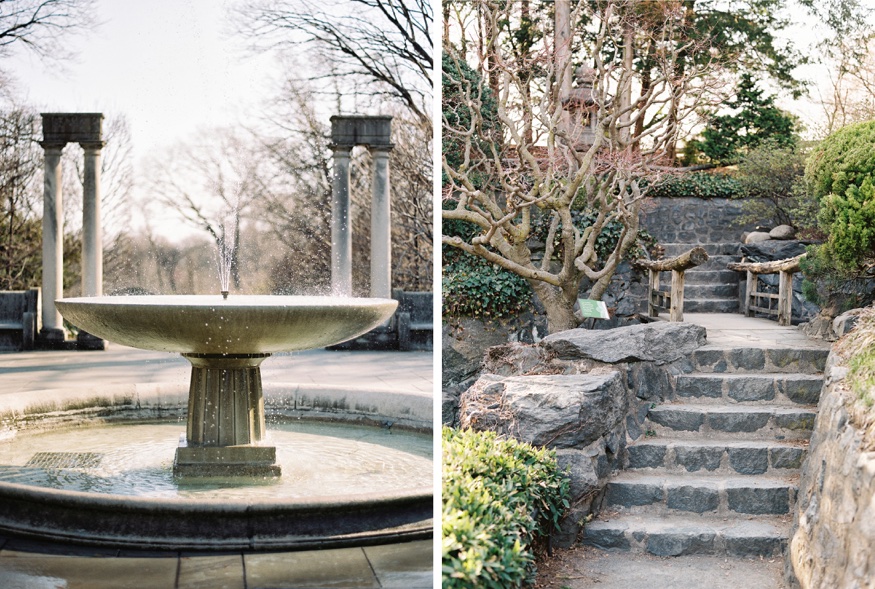 Spring Brooklyn Botanic Garden wedding.