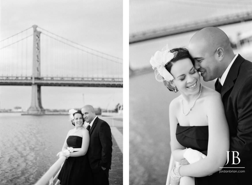 Veronica and Matt classic vintage engagement session wide shot panoramic
