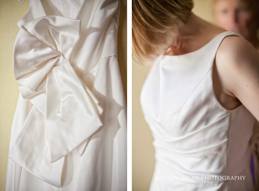 Yvonne in her wedding gown at Valenzano Winery