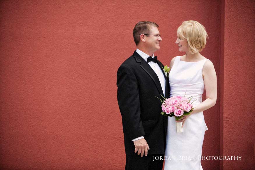 Bridal party photograph at Valenzano Winery