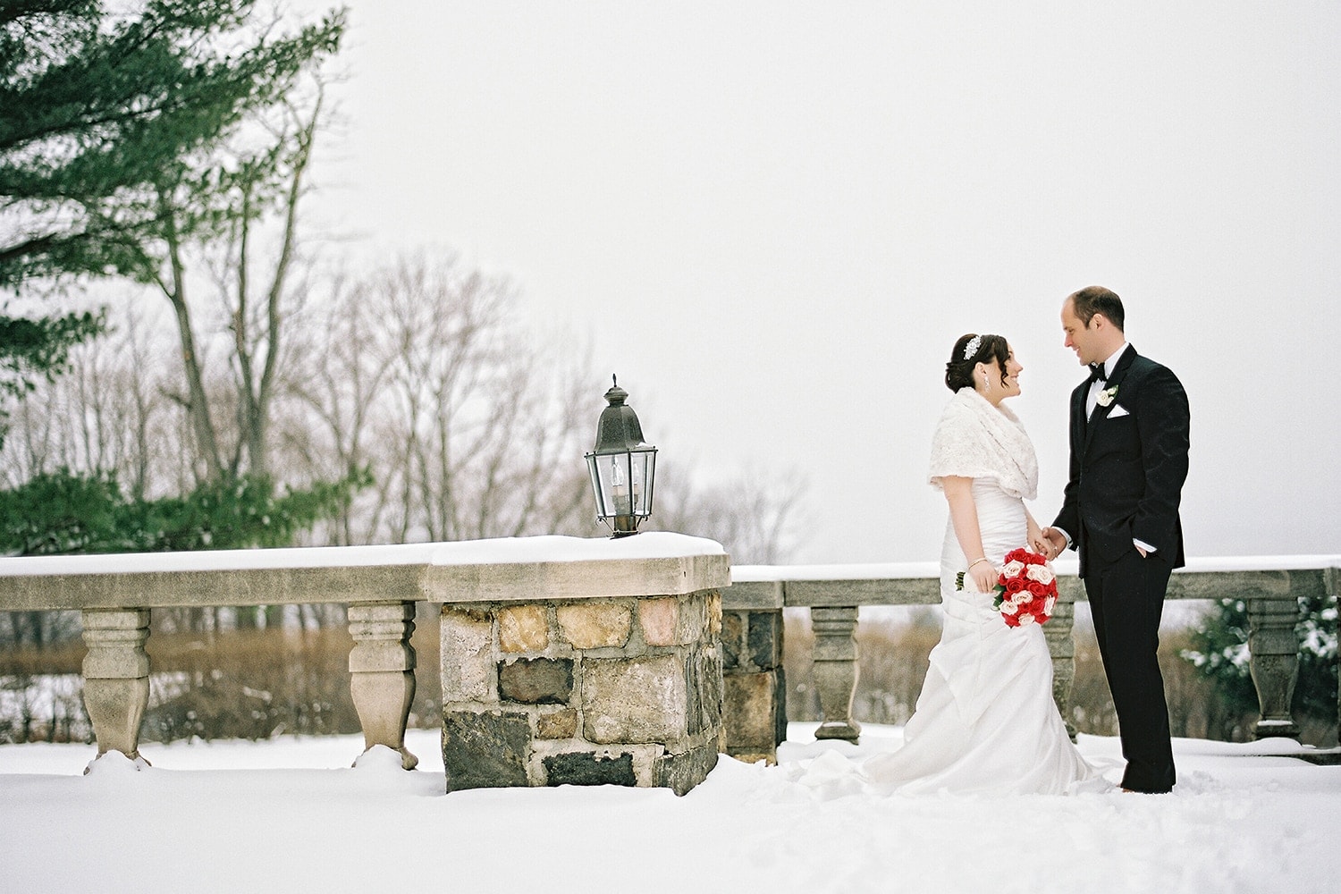 Winter Wonderland Tappan Hill Mansion Wedding – Katie & Jon