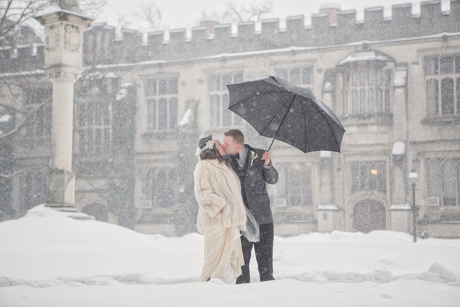 Winter Wedding at Stone Terrace – Francesca & Michael