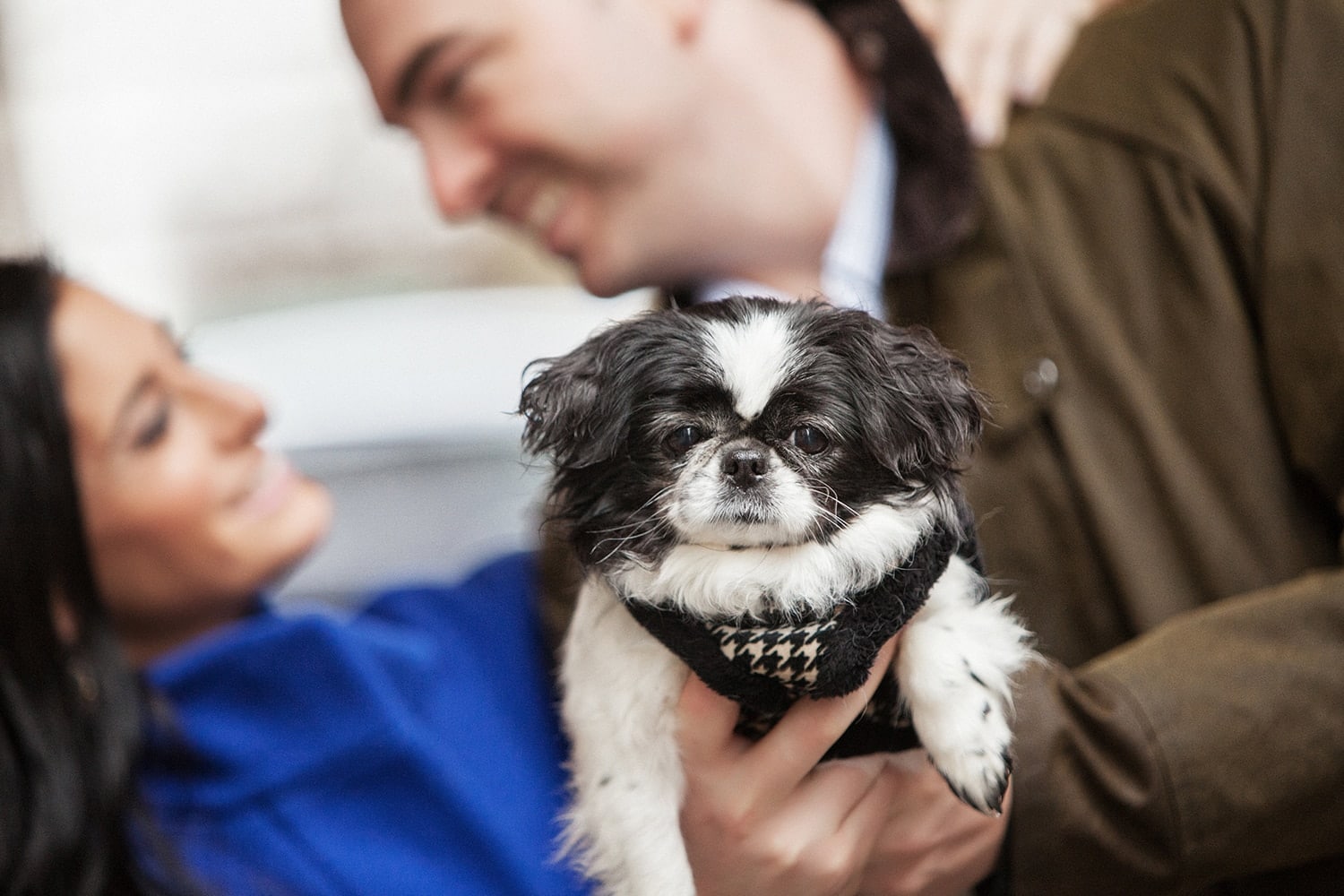 Manhattan engagement session of Emily & Brad in Winter
