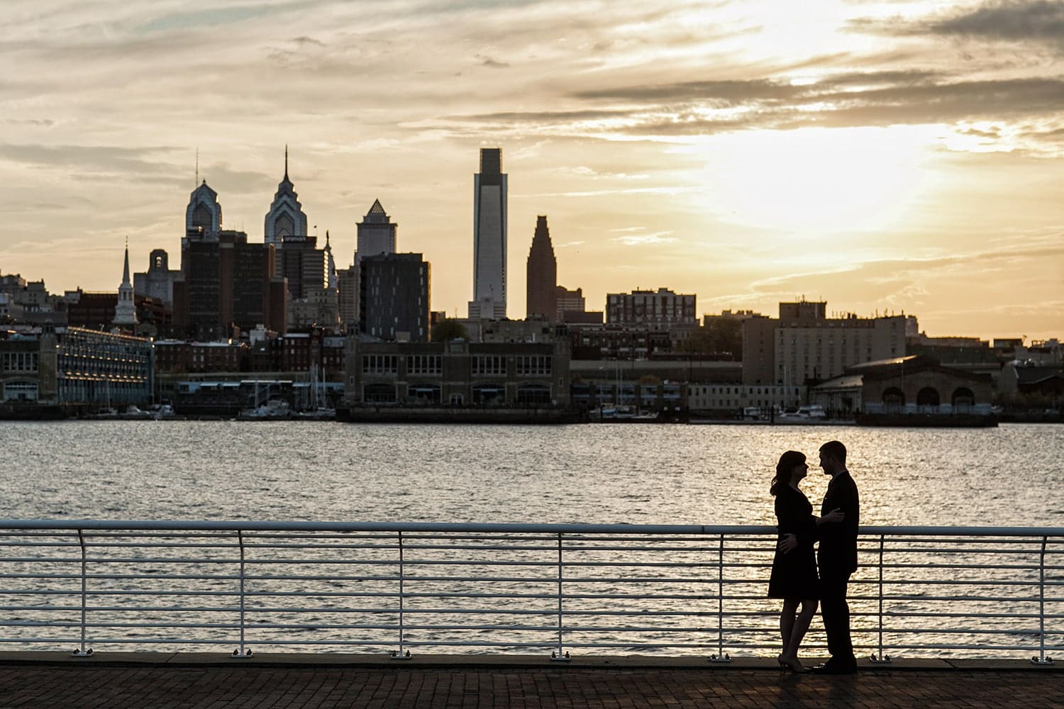 Rutgers engagement session of Jennifer & Michael