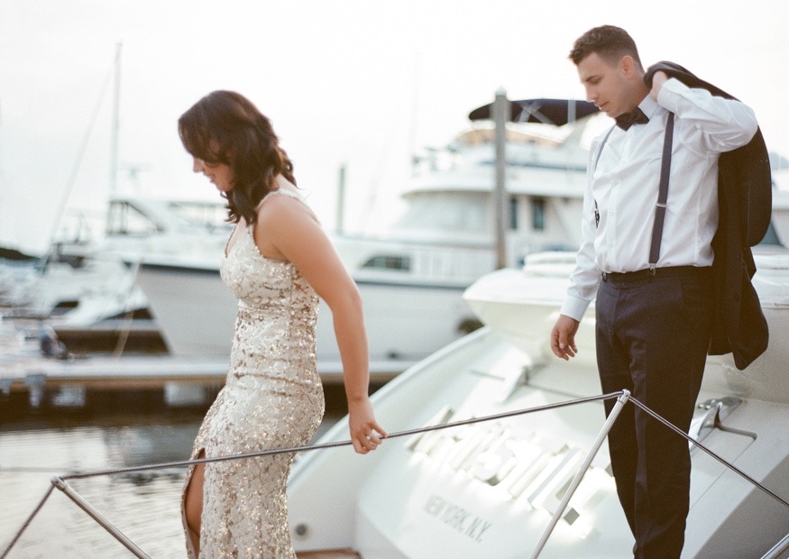 Long Island Yacht Engagement session – Brianna & Sal