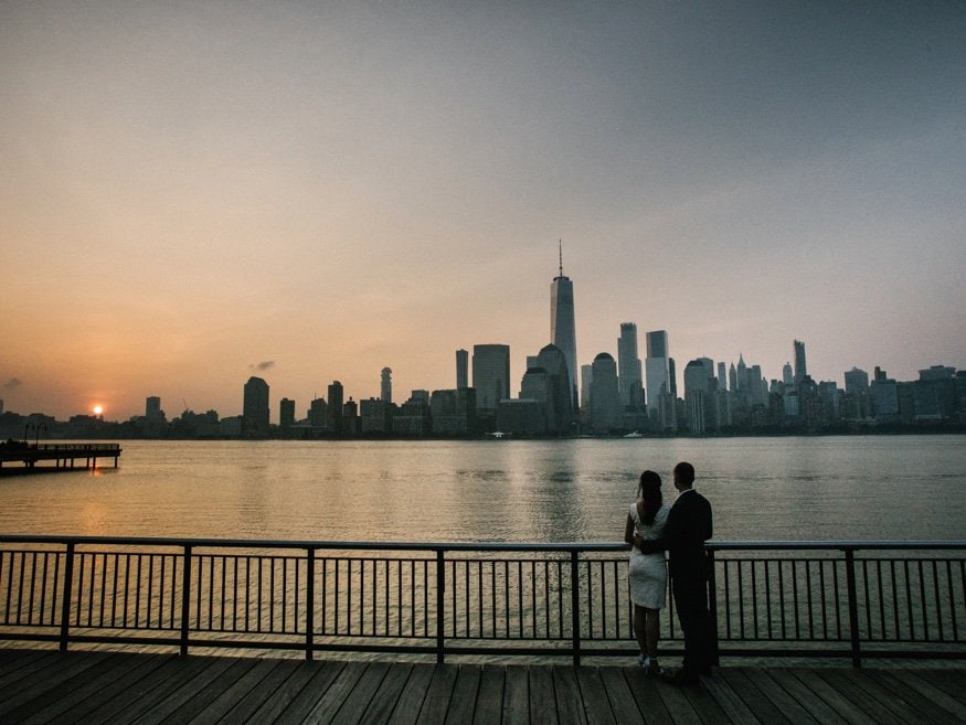 New York City Sunrise Engagement Session – Elina & Thomas