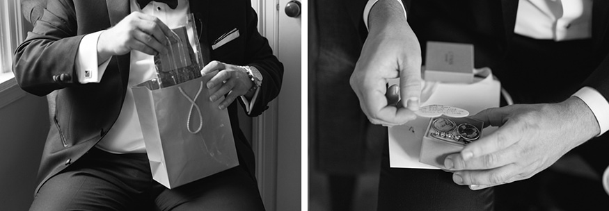 Liz and Kip wedding day groom getting ready detail