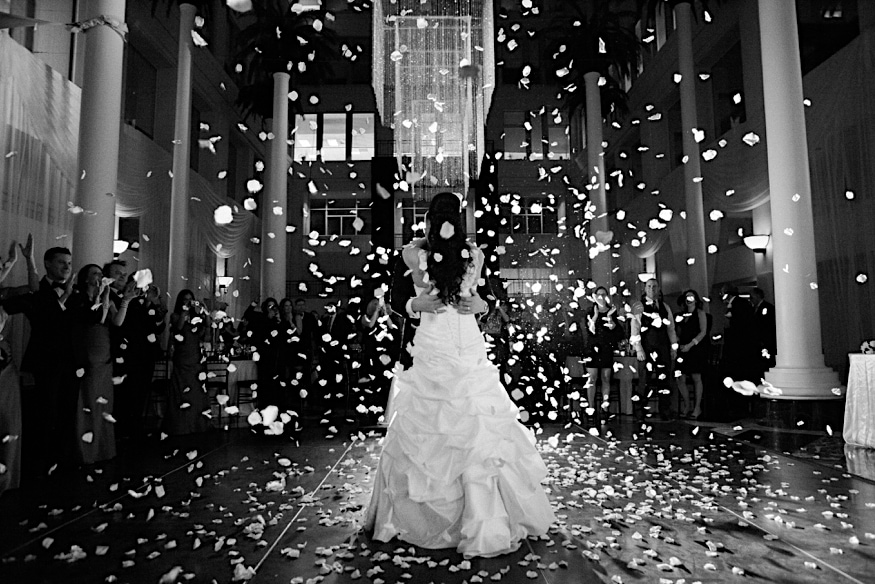 Curtis Center wedding first dance