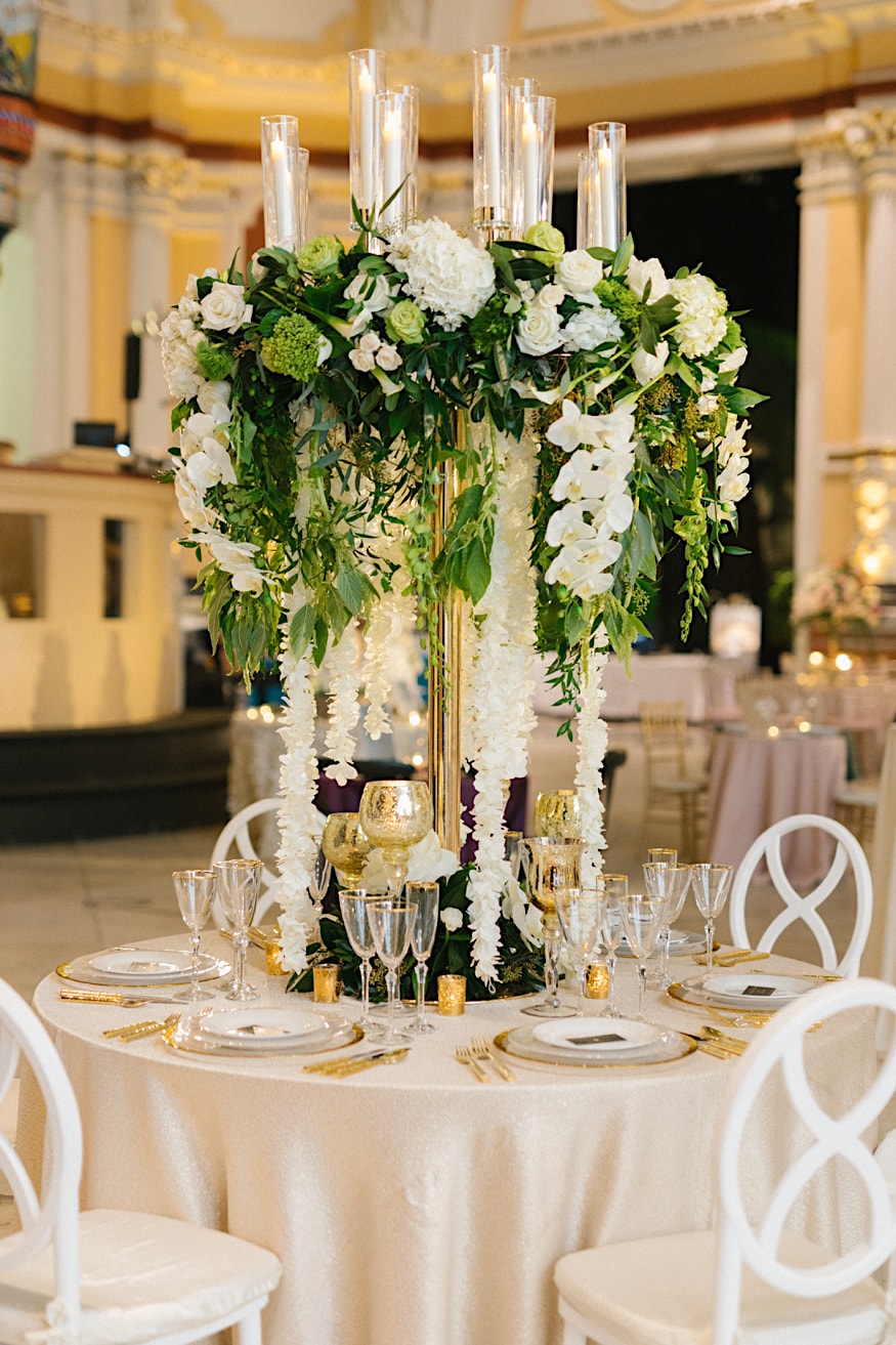 Please Touch Museum wedding reception table