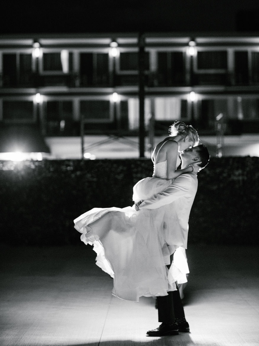 Jersey Wedding venue Icona Avalon bride night portrait