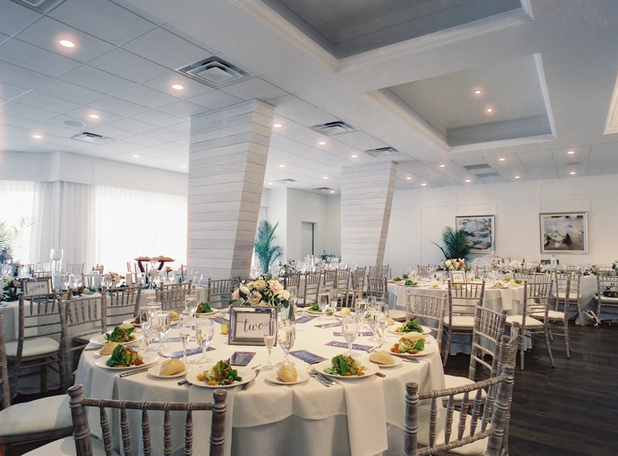 Jersey Wedding venue Icona Avalon reception setup