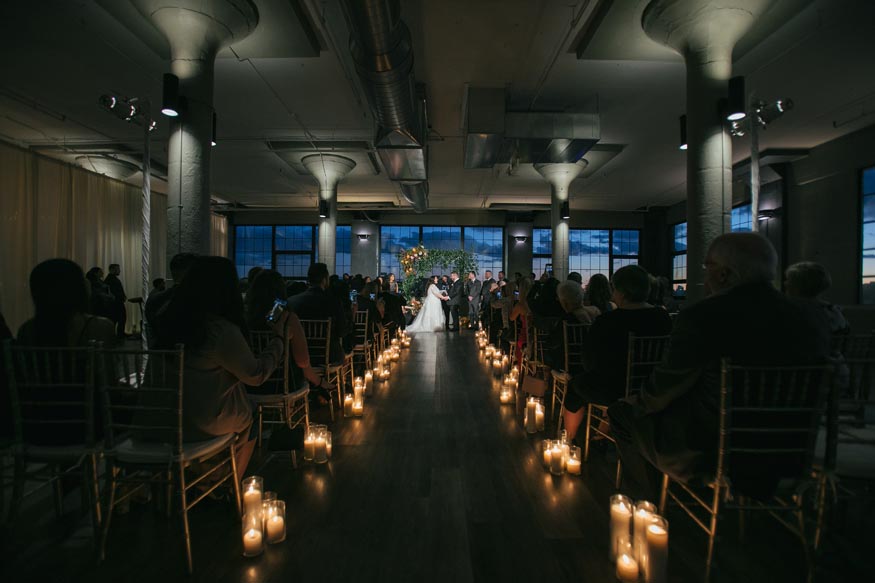 FAME MaKen Studios Philadelphia wedding ceremony