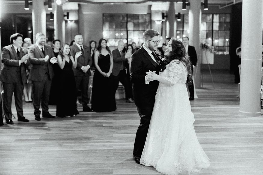 FAME MaKen Studios Philadelphia wedding reception first dance