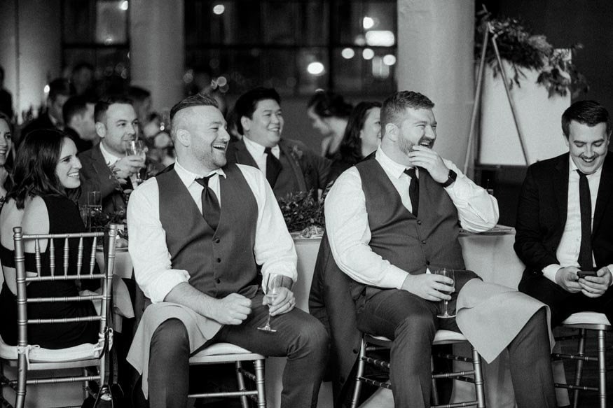 FAME MaKen Studios Philadelphia wedding toasts with groomsmen