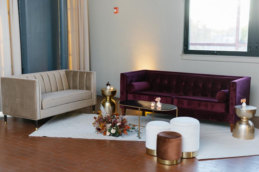FAME MaKen Studios Philadelphia wedding venue seating area