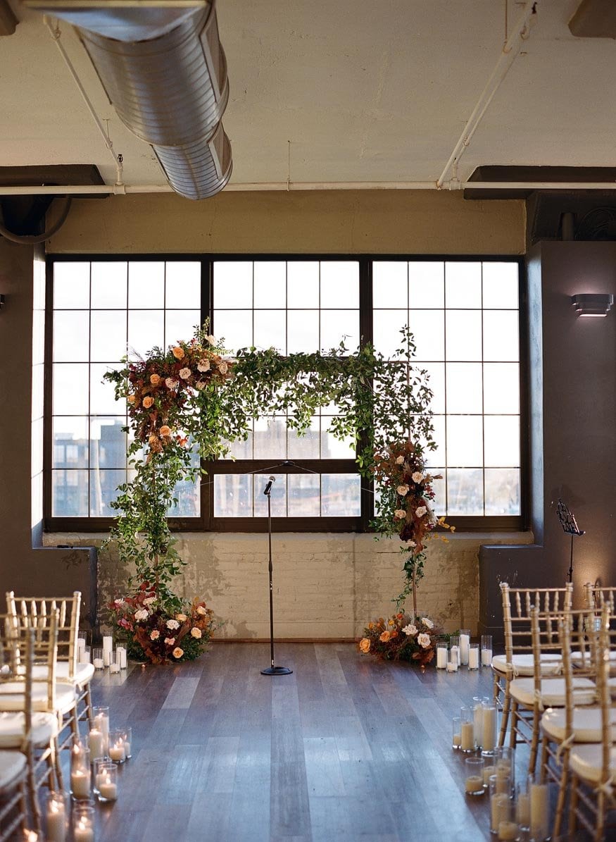 FAME MaKen Studios Philadelphia wedding ceremony details
