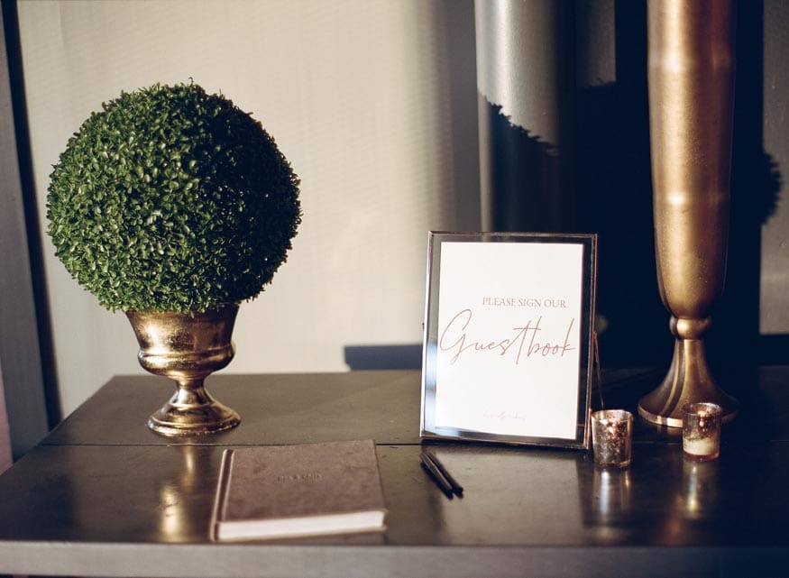 FAME MaKen Studios Philadelphia wedding reception details