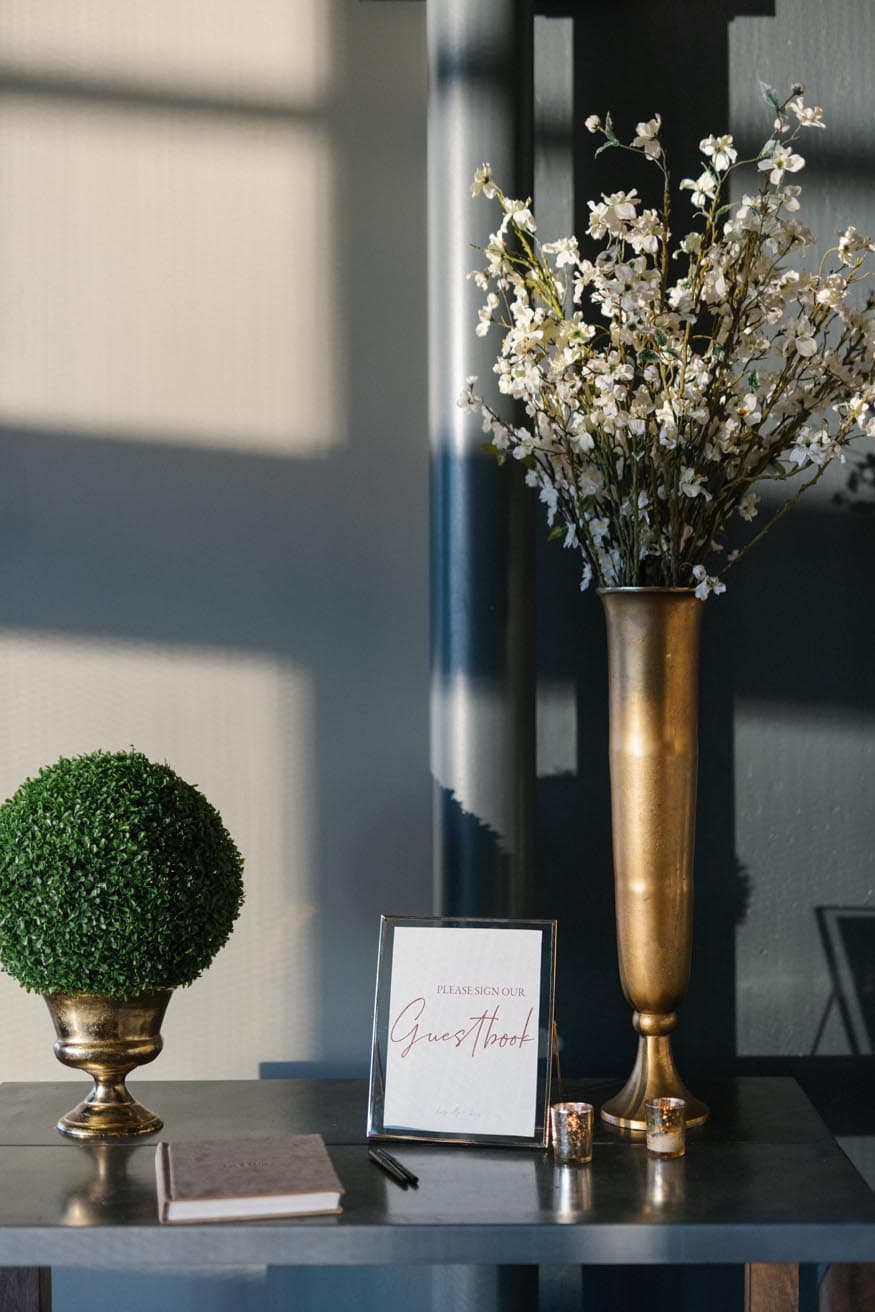 FAME MaKen Studios Philadelphia wedding reception details
