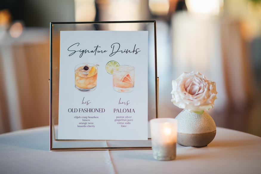 FAME MaKen Studios Philadelphia wedding reception details