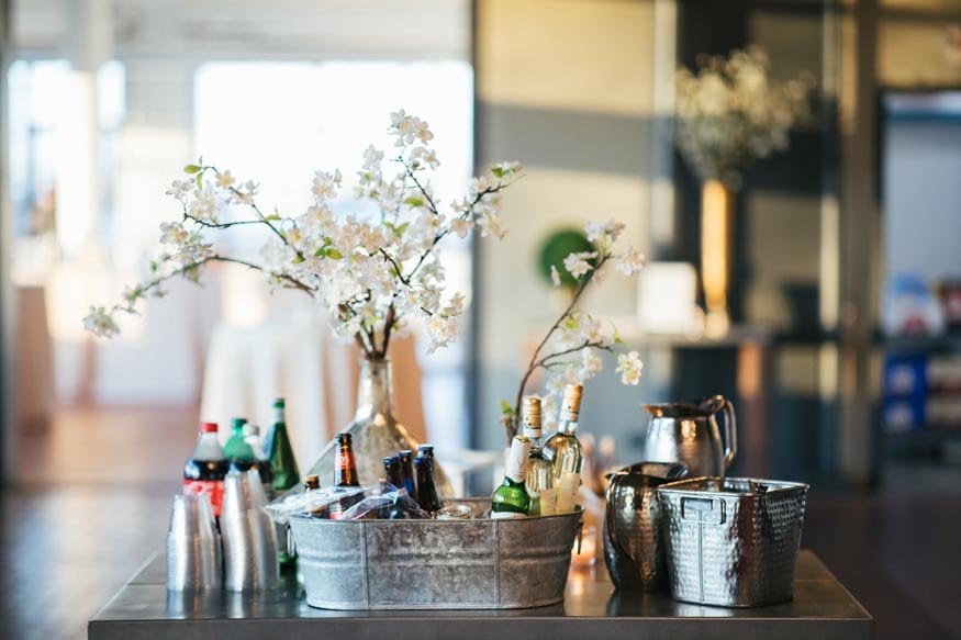 FAME MaKen Studios Philadelphia wedding reception details