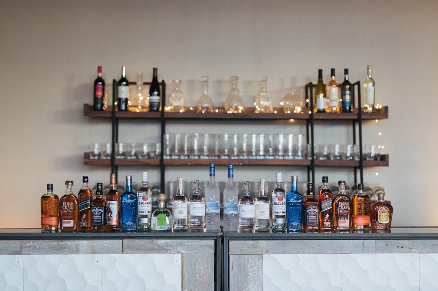 FAME MaKen Studios Philadelphia wedding reception details bar