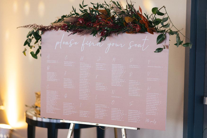 FAME MaKen Studios Philadelphia wedding reception details