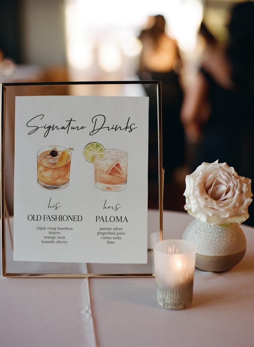 FAME MaKen Studios Philadelphia wedding reception details