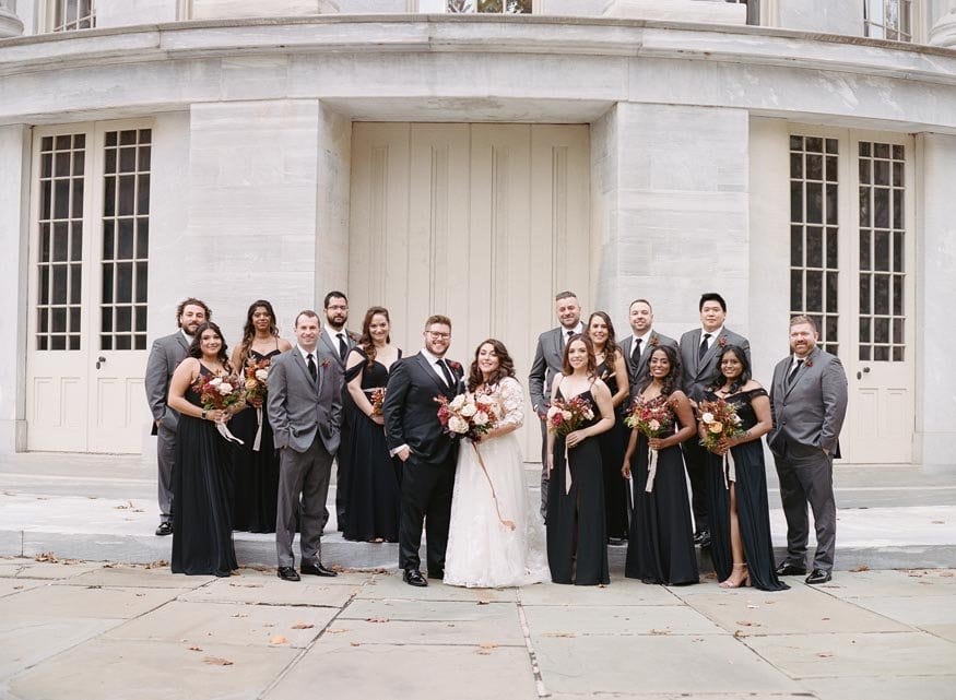 Philadelphia wedding bridal party